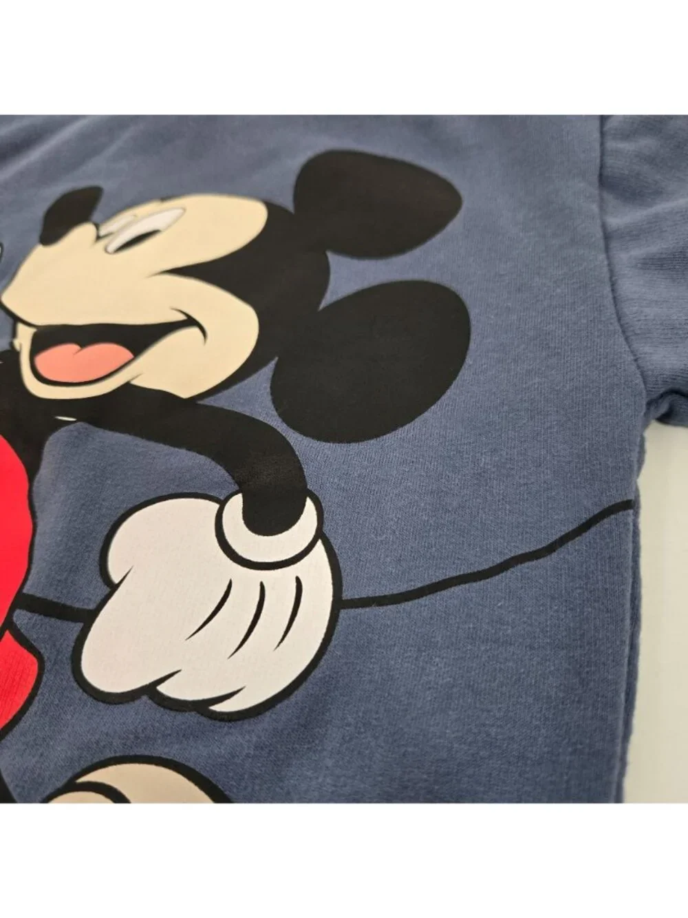 Disney Mickey Mouse Quarter Zip Sweatshirt & Joggers 2 PC Set Blue Baby Size 12M